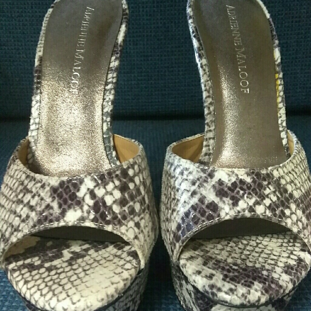 Adreienne Maloof Python Print Mule